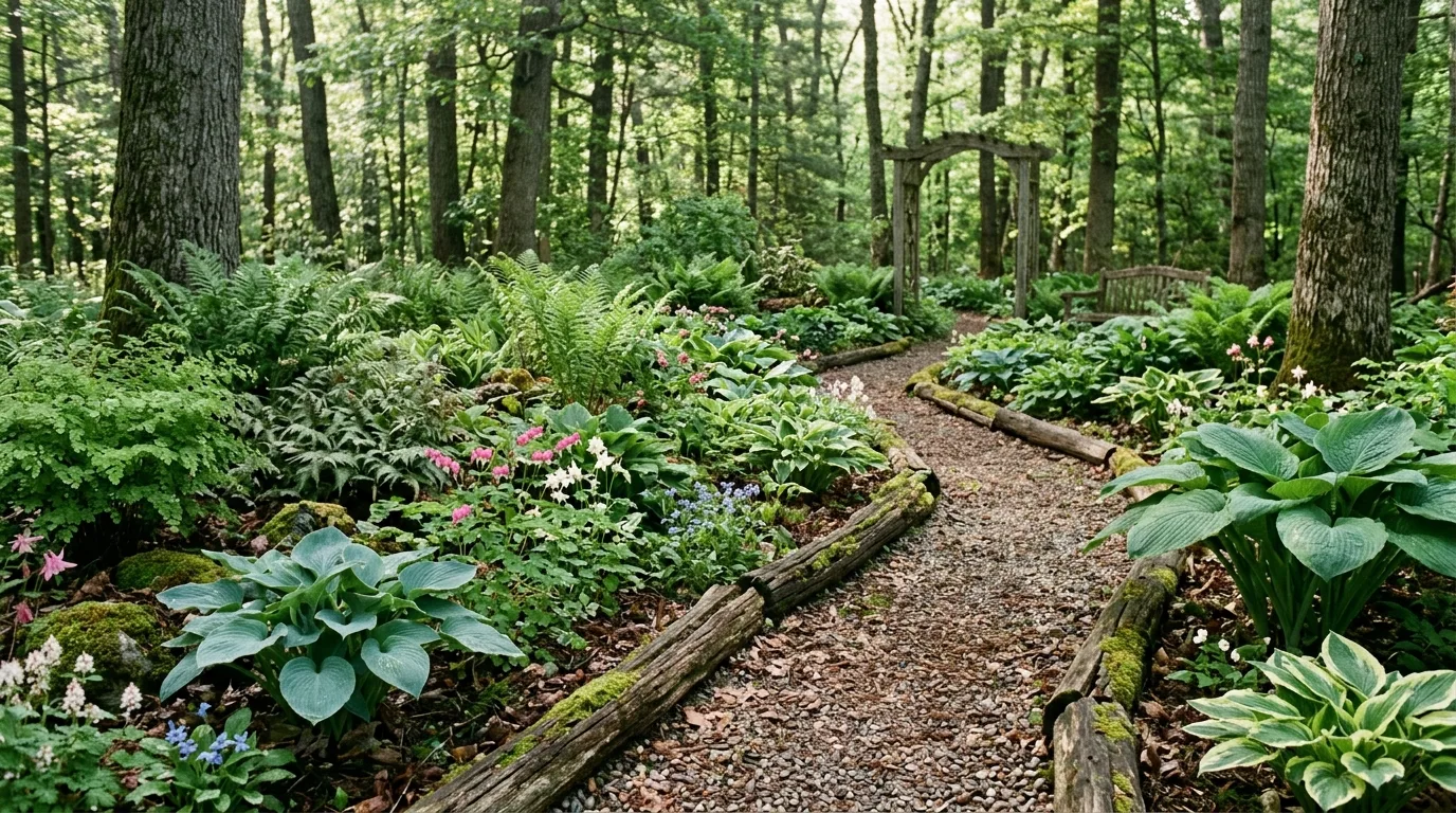 Rustic Seating Area in the Garden